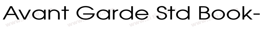 Avant Garde Std Book字体转换
